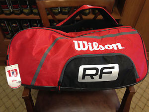 Wilson 6 pack bag. Roger Federer 6 pack team bag. Brand new multi racquet bag.