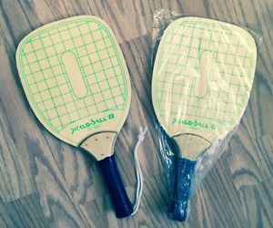 Pickle Ball Double  2 Wood Paddles  Swinger New Free Shipping