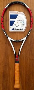 WILSON K6.1 TOUR 90! FEDERER! 4 1/2! LEATHER GRIP! FREE BABOLAT RPM DUAL STRING!