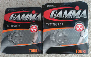 (22 Sets) BRAND NEW GAMMA TNT TOUR 17 Tennis Strings Sets