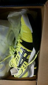 Asics gel resolution sz 12 yellow and black tennis