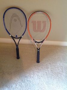 Wilson And Head Oversize Tennis Racketts
