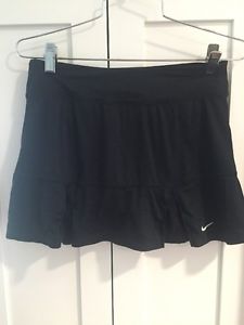 Nike Dri Fit Black Small Mini Skirt Skort Tennis Golf EUC!!
