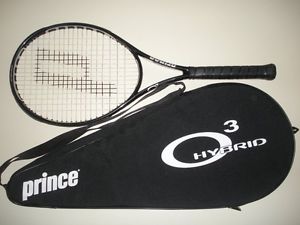PRINCE O3 SPEEDPORT BLACK LB LONGBODY MP 100 TENNIS RACQUET 4 3/8 27.5"