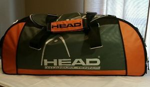 Head Titanium Tennis Large Black, orange and silver bag.