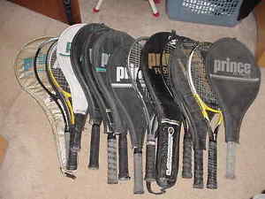 Used Mixed Lot PRINCE Tennis Racquets