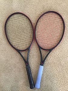 2 Vantage VT Custom 100 Tennis Racquets
