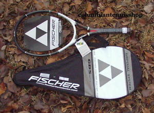 New Fischer GDS Spirit + case + strung racquet titatium 107 1/2 similiar 2 Ti.S5