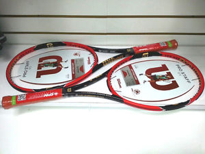 TWO x Wilson Pro Staff 97S - 4 3/8 Tennis Racquets