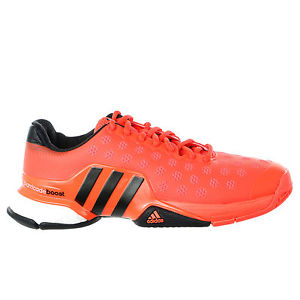 New Adidas Men's  Men Tennis Shoes Barricade 2015 Boost 8 US bright crimson