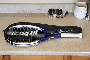 Prince TT Cloud Ti OS 110 800pl Racket Triple Threat Thunder With Case