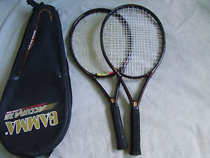 Lot of 2 GAMMA ACCURA 25 Oversize Tennis Racquets No.3, 4 3/8 #16T83