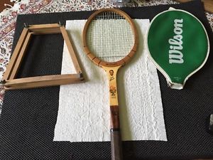 WILSON Jack Kramer CUP Vintage Wood Tennis Face Racquet 4-1/2