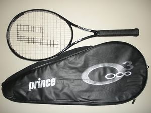 PRINCE O3 SPEEDPORT BLACK TEAM MP 100 TENNIS RACQUET 4 3/8