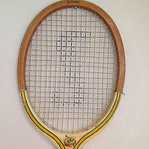 Vintage Spalding World Championship Tennis WTC Wood Tennis Racket Racquet