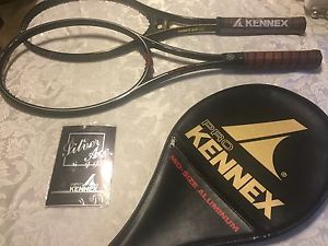 Pro Kennex Lot NEW Power Ace 93 And USED Black Ace 98 L 4 1/2 Tennis Bag Racquet