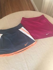 Lot Of 2 Nike Dri-Fit Tennis Skirts, XS
