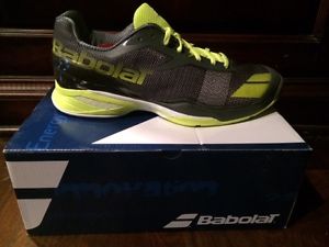 BABOLAT JET ALL COURT MEN'S TENNIS SHOES SIZE 11 BRAND NEW GREY/YELLOW