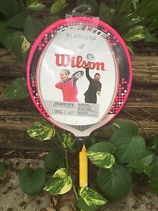 NEW Wilson BLX Hope Lite Platform Tennis Paddle-Pink Padel Pop 360g Oversized