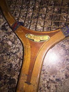 VINTAGE Tennis Racquet by EAGLE Wooden  Wood