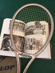 Vintage 1980's  Dunlop McEnroe Supreme Graphite Fibreglass plus BOOK