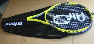 PRINCE AIR O REACTOR TENNIS RACQET W/CASE - OVERSIZE - 4 1/2" GRIP