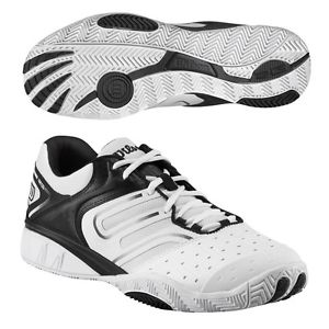 Wilson Mens Tennis Shoe Tour Ikon White/Black Size 8.5