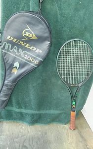 Vintage Dunlop Max 200 G Tennis Racquet 12 x 9