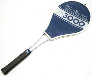 Vintage WILSON TX-3000 27" tennis racquet, grip 4 3/8" Jimmy Connors