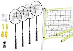 Badminton Racket Bats Franklin Sports Advanced Badminton Set Shuttlecocks + Net