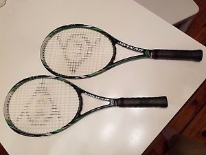 Two Dunlop Biomimetic Max 200g Tennis Racquets