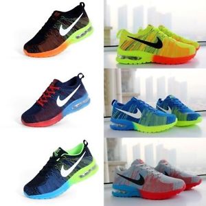 air cushion shoes spring  trends rainbow fly line running leisure sports shoes