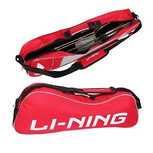 Li-Ning Triple Badminton Equipment Bag Racquet Sports Gym Tennis Badminton