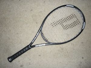 PRINCE O3 SILVER OS 118 TENNIS RACQUET  4 1/2