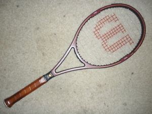 WILSON JACK KRAMER STAFF MIDSIZE 85 TENNIS RACQUET  GRIP-4 1/4