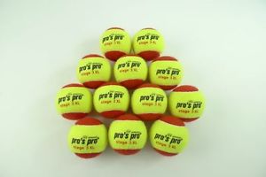 NUEVO Pro's Pro Stage 3 XL bolas de tenis Metodología 12 Junior Niños