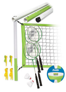 Franklin Sports Industry 50601 Badminton & Volleyball Set, Intermediate