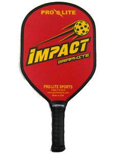Pro-Lite Impact Graphite Yellow / Red Pickleball Paddle NEW