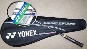 LIMITED EDITION BADMINTON RACKET GREEN NANOSPEED 9900 + BAG JP VER MAX 30 LBS