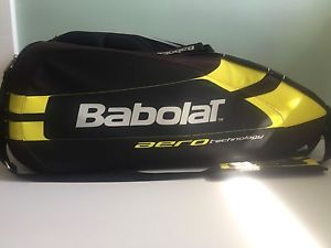 Babolat Aero 6 Pack Tennis Bag Yellow/Black