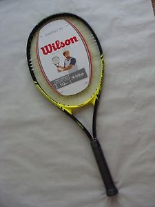 Wilson Energy XL V-Matrix 112" Strung Tennis Racquet Grip Size 4 3/8
