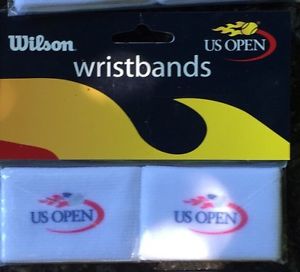 7 Packs US Open Logo Wristbands, Wilson 2 In A Pack