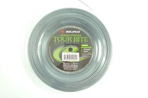Solinco Tour Bite Papel de la cadena 200m Tenis 1.25mm plata tanga reel spin