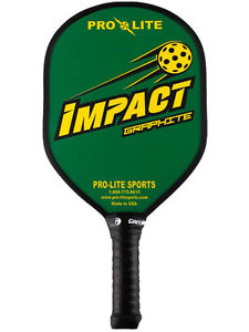 Pro-Lite Impact Graphite Yellow / Green Pickleball Paddle NEW