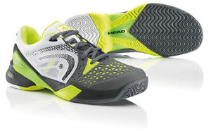Head Revolt Pro Men's Tennis Shoe Grey/Neon Yellow Size 11