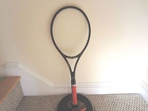 Dunlop Black Max Mid-Size Graphite Composite Tennis Racket with Cover Grip 4 1/4