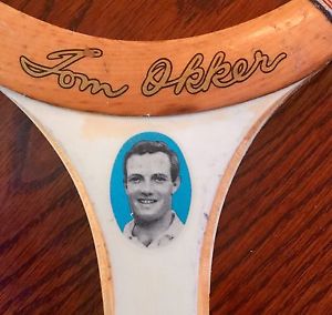 Vintage Dunlop "Tom Okker" Photo Decal Tennis Racquet ~ N.O.S. ~ Never Strung!!!