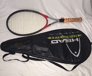HEAD TENNIS RACQUET Ti.S2 Red Black Silver 4" Grip w/ Bag TiS2 4 1/8 Titanium