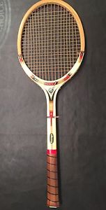 Vintage Slazenger Tournament Model Wooden Tennis Racquet 4 1/2