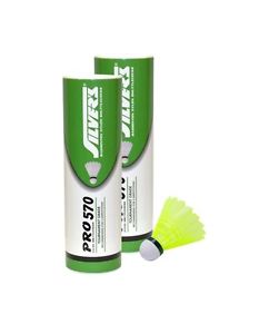 Silver's Pro 570 Nylon Shuttle - Yellow (Pack of 12)